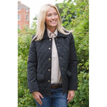 Sherwood Hopton Quilted Jacket Navy